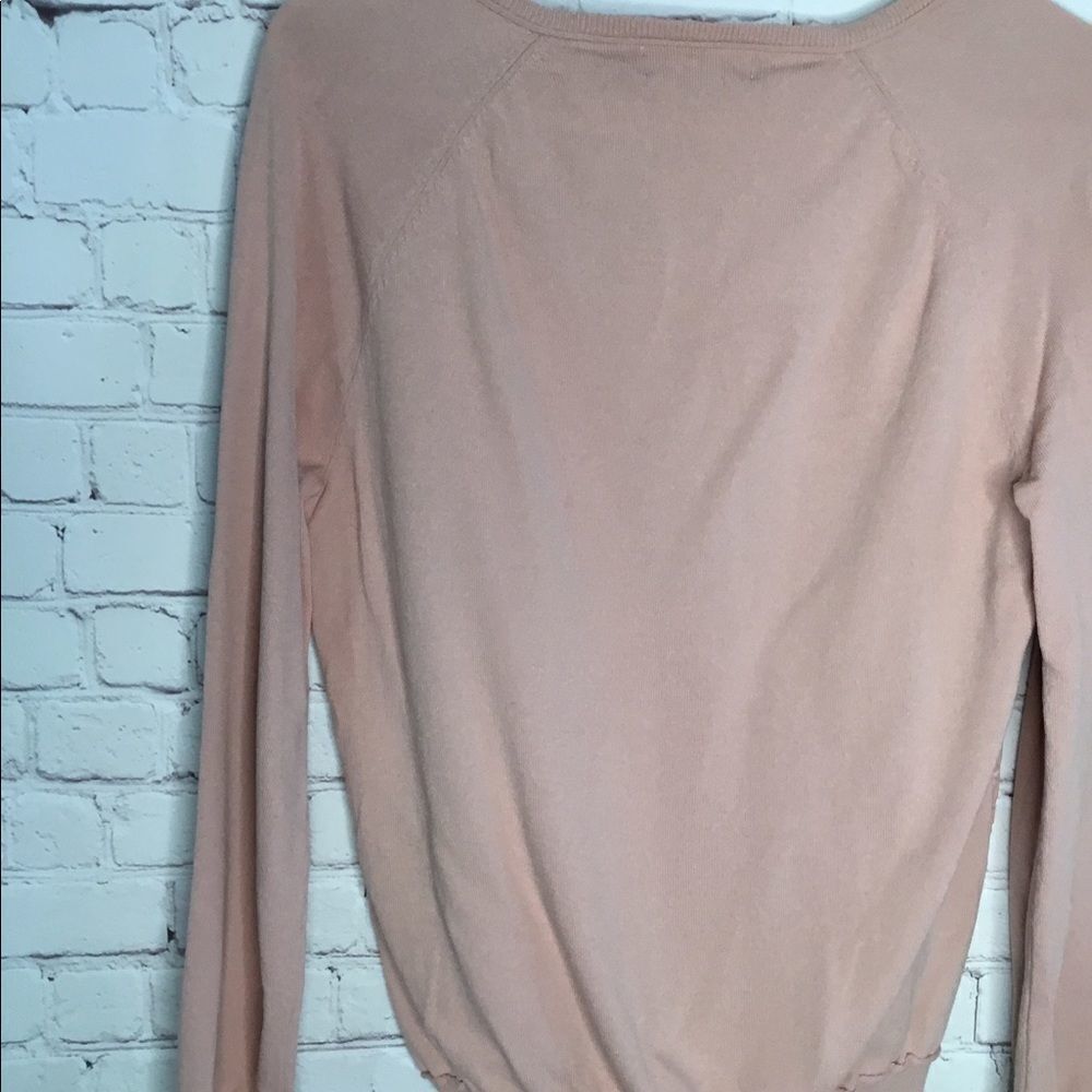 Calvin Klein Women Pale Pink Textured Knit Sweater Top‎ - Picture 8 of 15